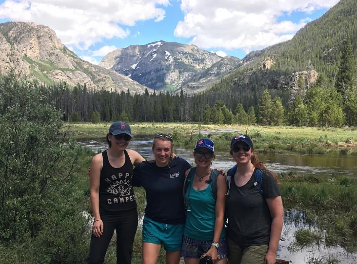 Camping in the mountains